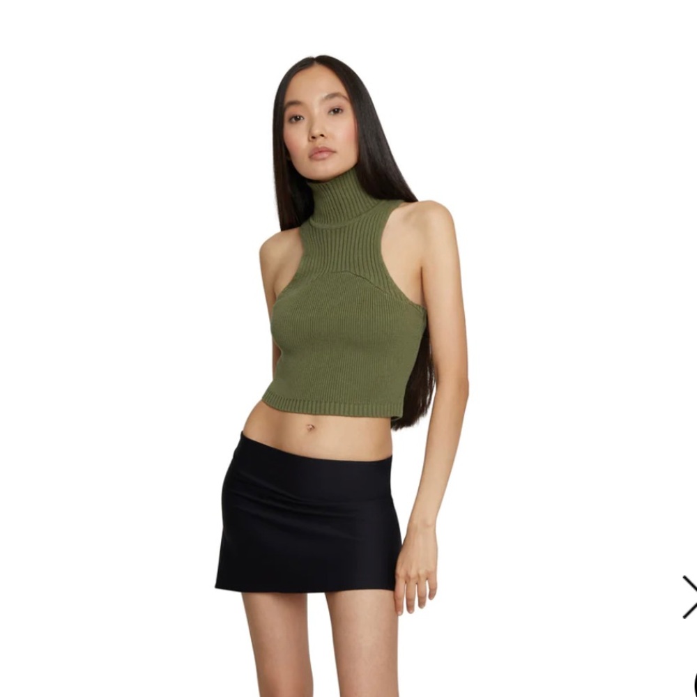 Danielle Guizio Semi Rib Knit Top